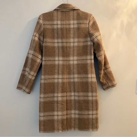 ❌SOLD❌ Abercrombie & Fitch | Wool-Blend Dad Coat (Petite) - Picture 4 of 5